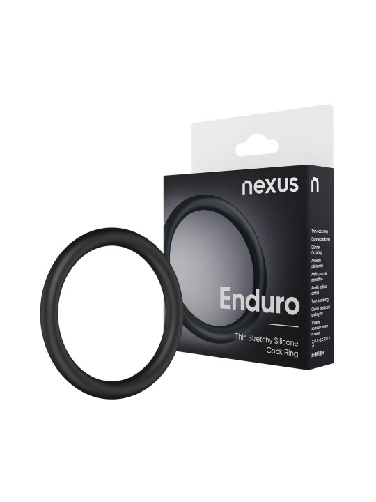 Nexus - Enduro Silicone Cock Ring - Black