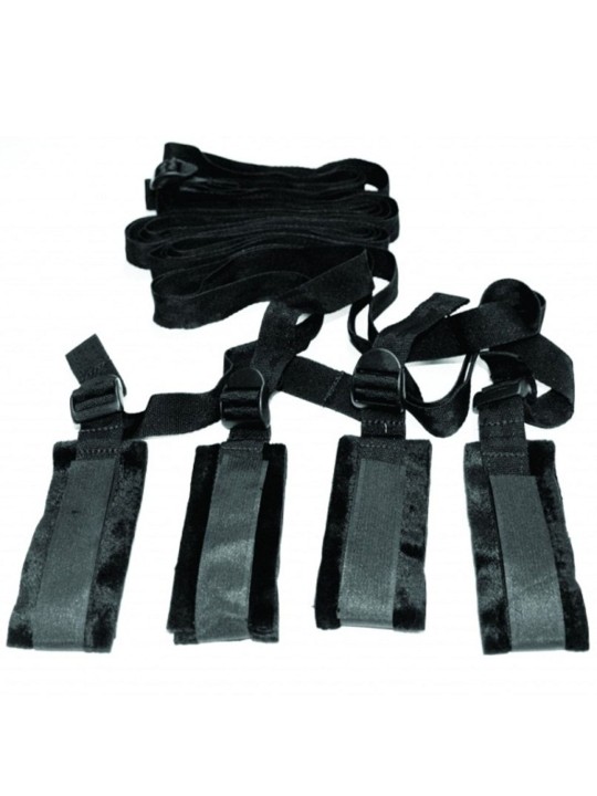 Sportsheets – S&M Bed Bondage Restraint Kit – Zwart