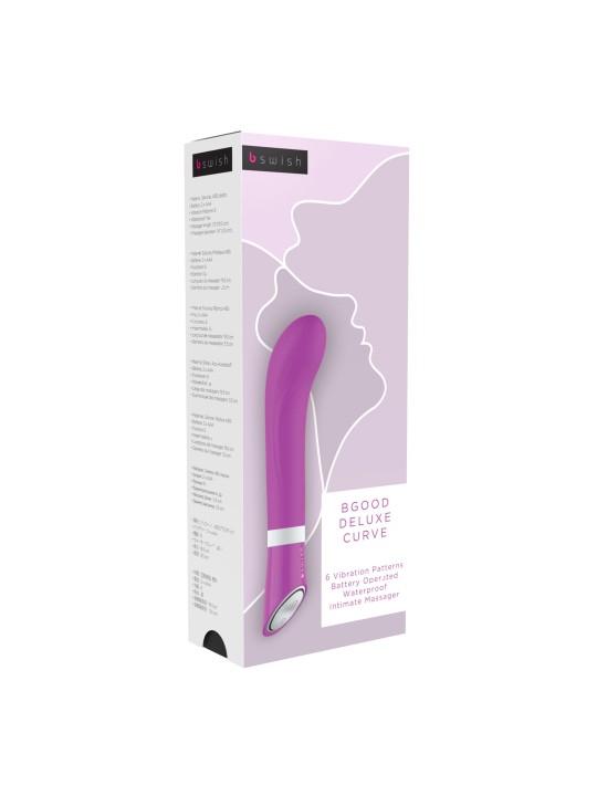 B Swish - bgood Deluxe Curve G-Spot Vibrator Paars