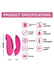 Magic Motion - Candy App Controlled Panty Vibrator - Pink