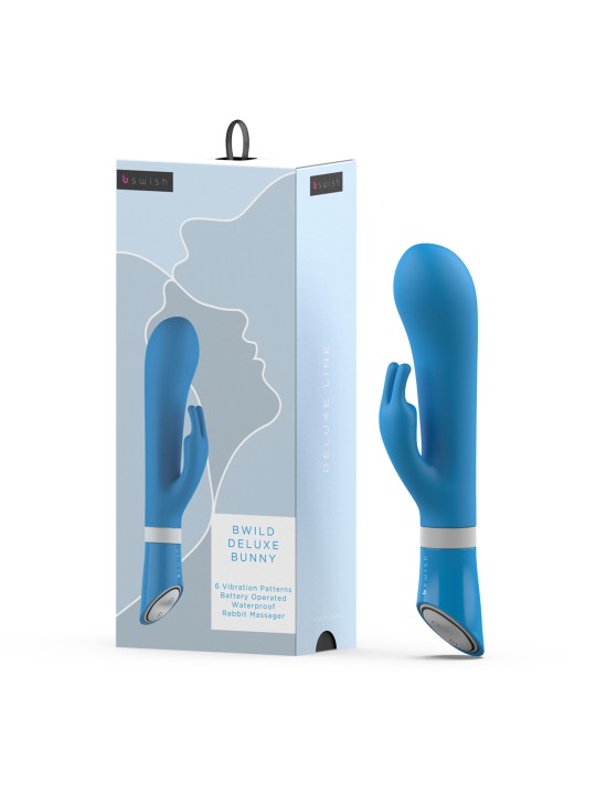 B Swish - bwild Deluxe Bunny Rabbit Vibrator Blue Lagoon