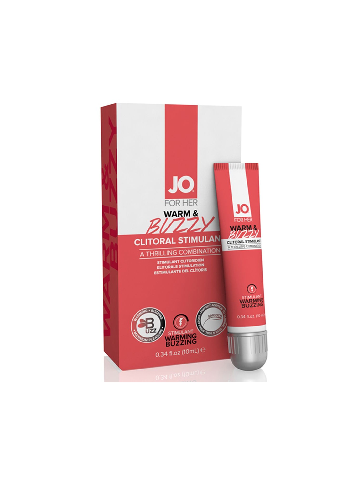 JO - Warm & Buzzy Clitoris Gel - 10 ml