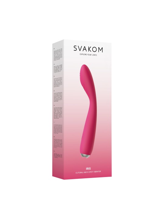 SVAKOM - Iris G-Spot En Clitoris Vibrator - Plum Red