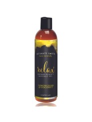 Intimate Earth - Relax Massageolie Citroengras en Kokosnoot - 120 ml