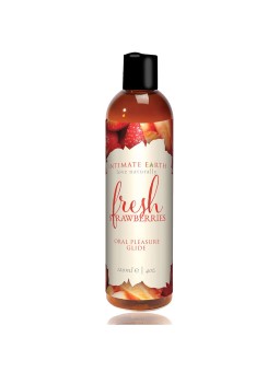 Intimate Earth - Natural Flavors Glide Verse Aardbeien 120 ml
