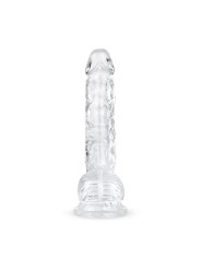 Jelly Dildo met Ballen - 15 cm