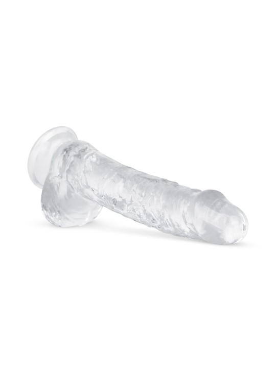 Jelly Dildo met Ballen - 15 cm