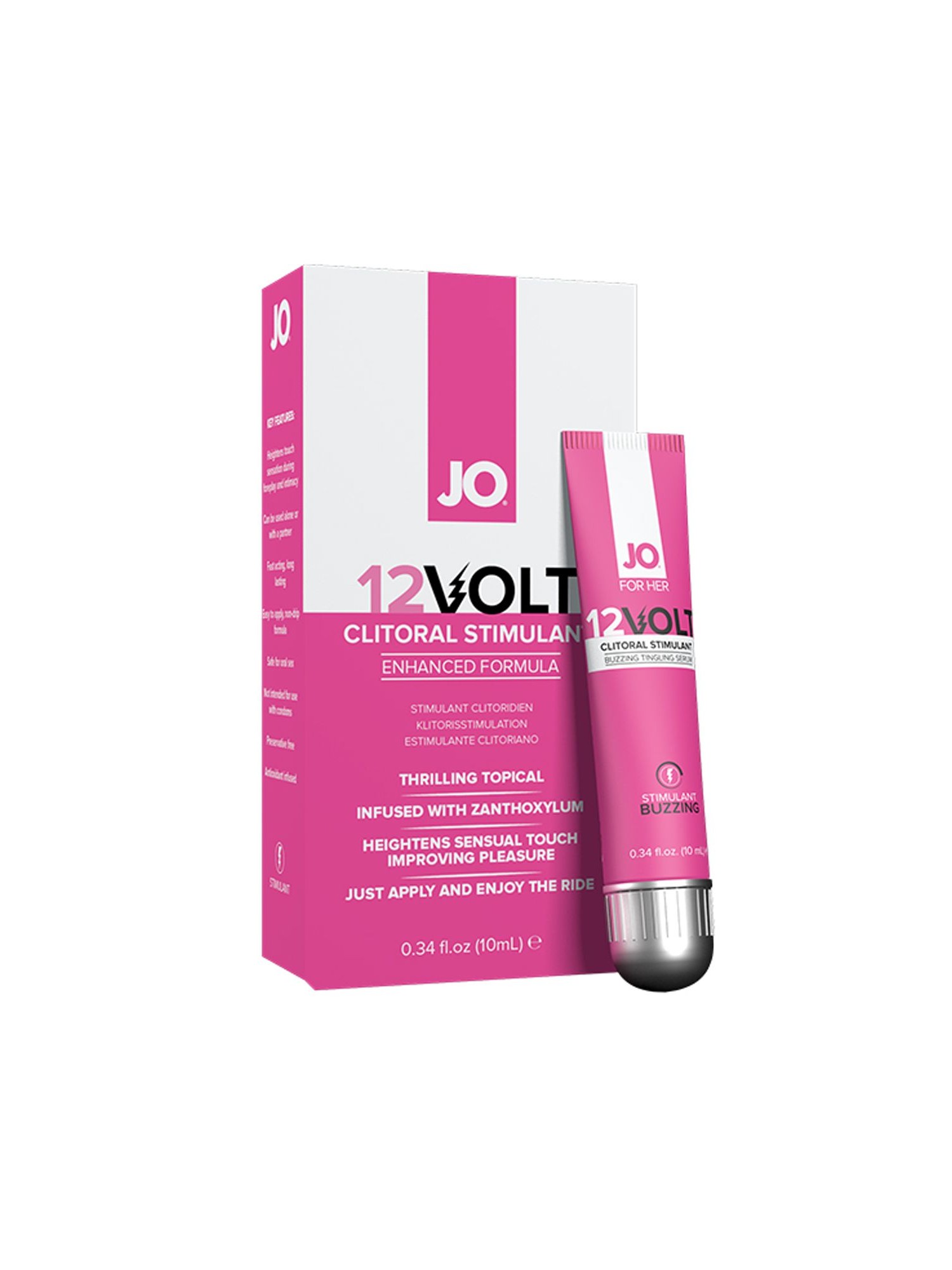 JO - Buzzing 12 Volt Stimulerende Clitoris Gel - 10 ml