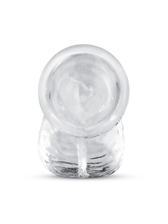 Jelly Dildo met Ballen - 15 cm