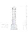 Jelly Dildo met Ballen - 15 cm