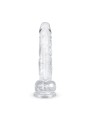 Jelly Dildo met ballen - 19 cm