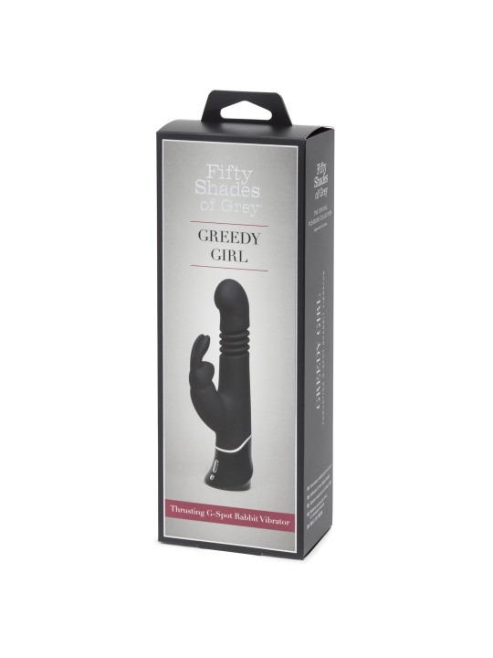Fifty Shades of Grey – GREEDY GIRL Thrusting G-Spot Vibrator – Zwart