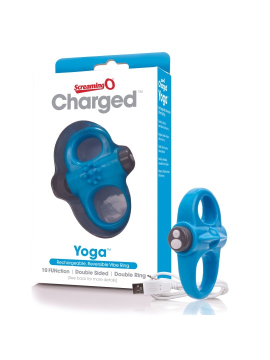 The Screaming O - Charged Yoga Vibe Ring Blue