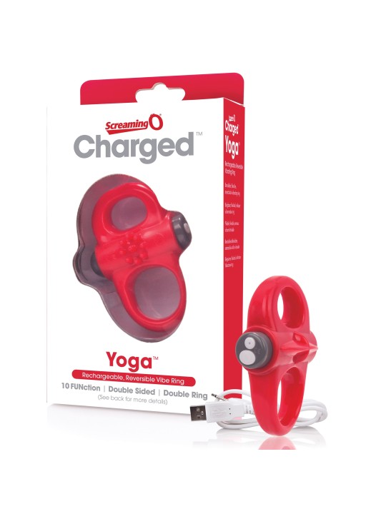 The Screaming O - Charged Yoga Vibe Ring Red