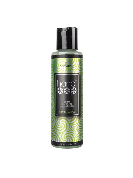 Sensuva - Handipop Handjob Massage Gel Green Apple - 125 ml