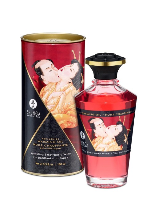 Shunga - Aphrodisiac Warming Oil Sparkling Strawberry Wine