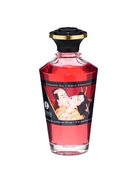 Shunga - Aphrodisiac Warming Oil Sparkling Strawberry Wine