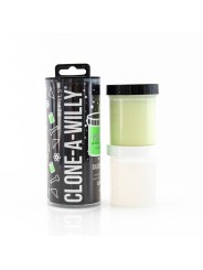 Clone-A-Willy - Silicone Refill - Glow in the Dark Green