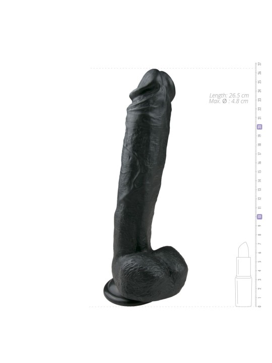 Realistische Dildo Met Balzak - 26,5 cm