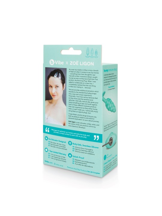 B-Vibe - Texture Plug Bump Mint