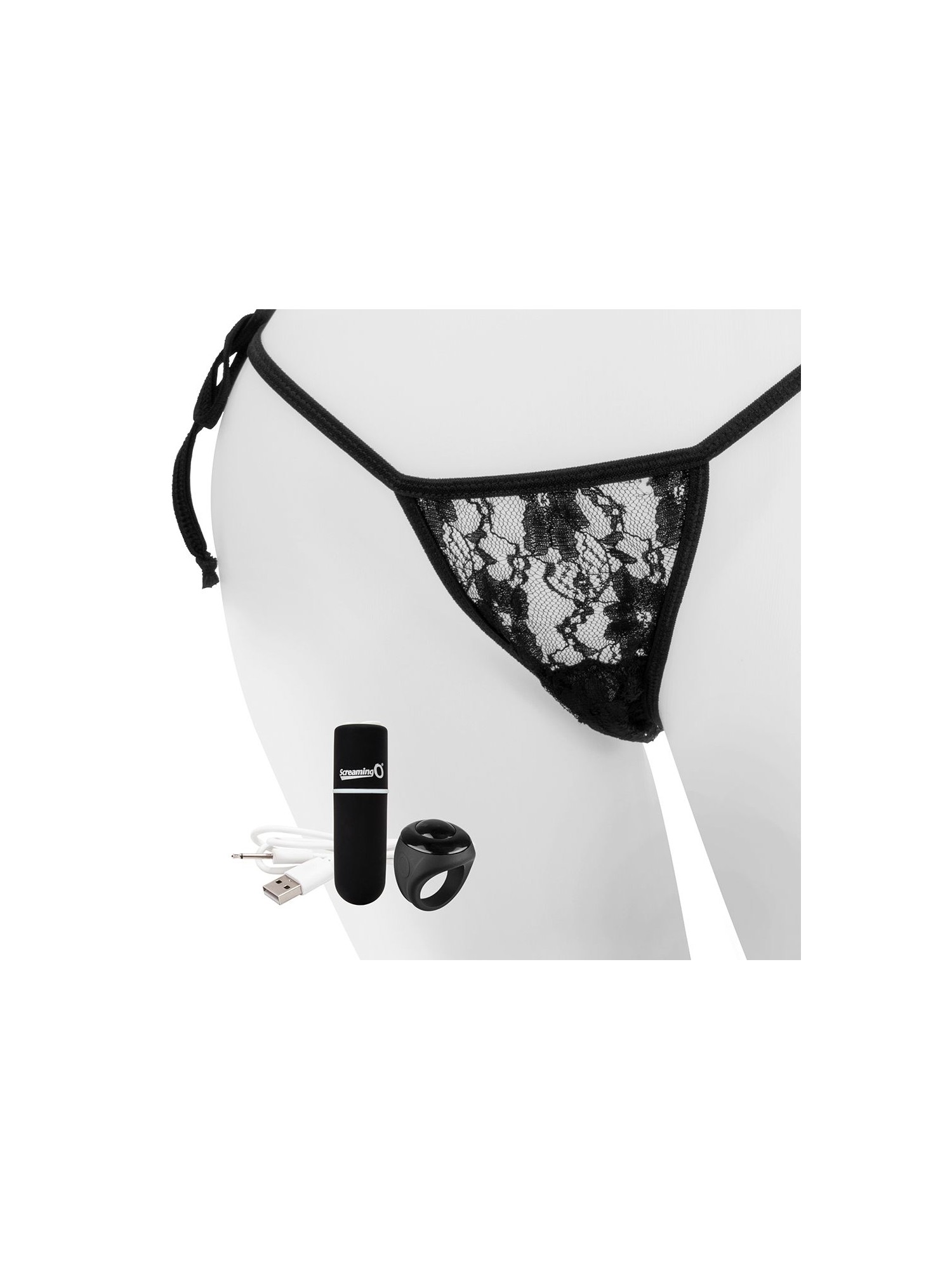 The Screaming O - Charged Remote Control Panty Vibe Zwart