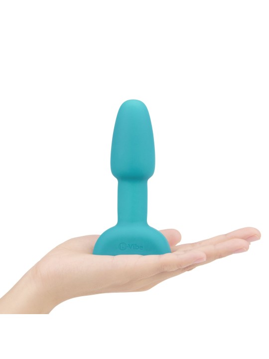 B-Vibe - Rimming Petite Remote Control Plug Blauw