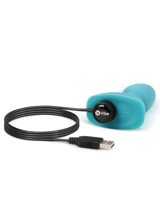 B-Vibe - Rimming Petite Remote Control Plug Blauw