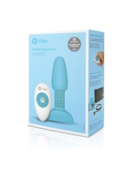 B-Vibe - Rimming Petite Remote Control Plug Blauw