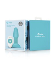 B-Vibe - Rimming Petite Remote Control Plug Blauw
