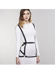 Bijoux Indiscrets - Maze Arrow Dress Harness Zwart