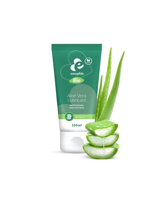EasyGlide - Bio & Natural Glijmiddel op Waterbasis Aloë vera - 100 ml