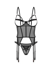 Obsessive - Freedom Euridia Korset en String - Zwart