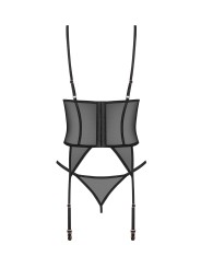 Obsessive - Freedom Euridia Korset en String - Zwart