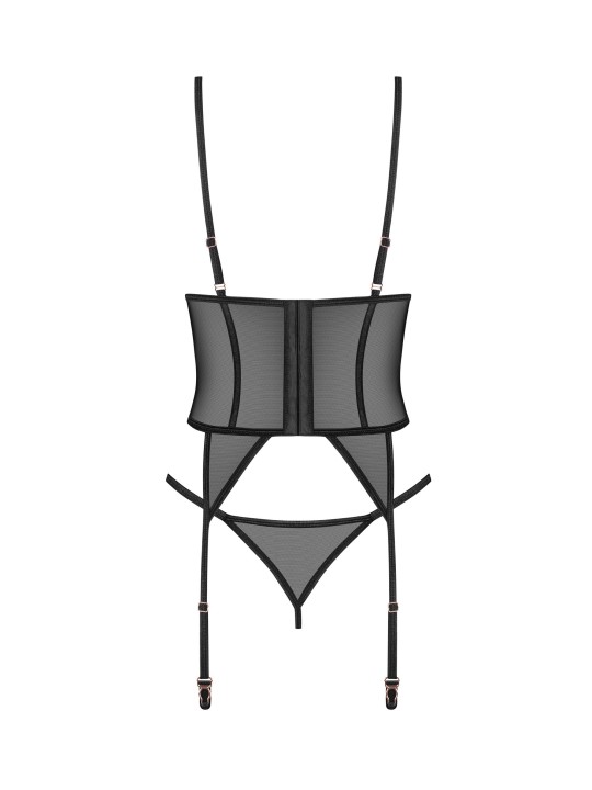 Obsessive - Freedom Euridia Korset en String - Zwart