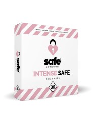 SAFE - Condooms - Ribbels & Noppen - 36 stuks