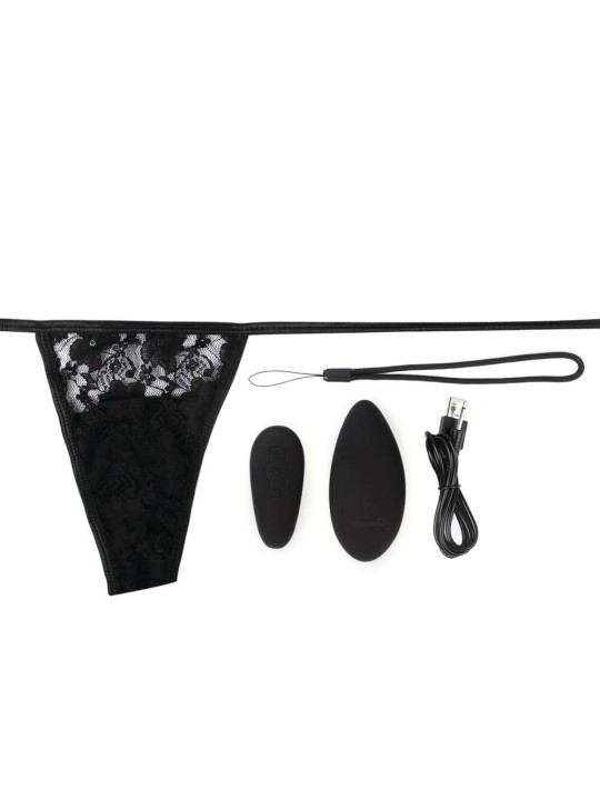 The Screaming O - Premium Ergonomic Remote Panty Set Black