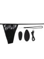 The Screaming O - Premium Ergonomic Remote Panty Set Black