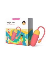 Magic Motion - Vini App-Controlled Vibrating Egg - Coral/Yellow