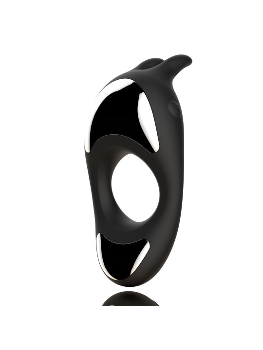 FeelzToys - Zeus Dual Vibe Cock Ring Black