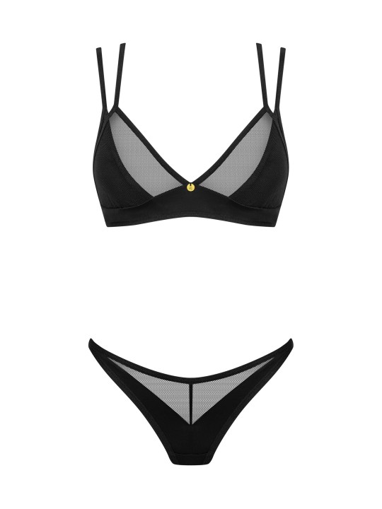 Obsessive - Nesari Tweedelige Set - Zwart