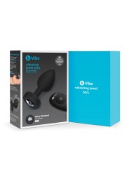 B-Vibe - Vibrating Jewel Plug M/L Black Diamond