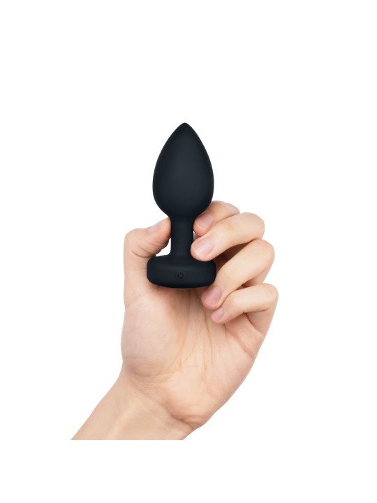 B-Vibe - Vibrating Jewel Plug M/L Black Diamond