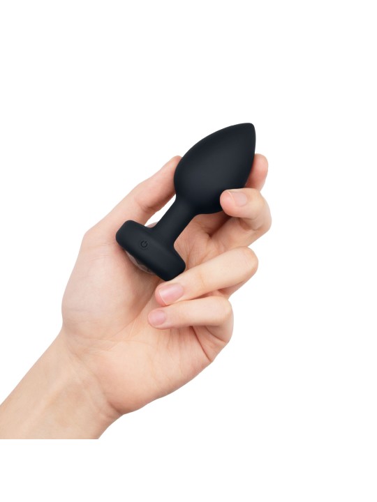 B-Vibe - Vibrating Jewel Plug M/L Black Diamond
