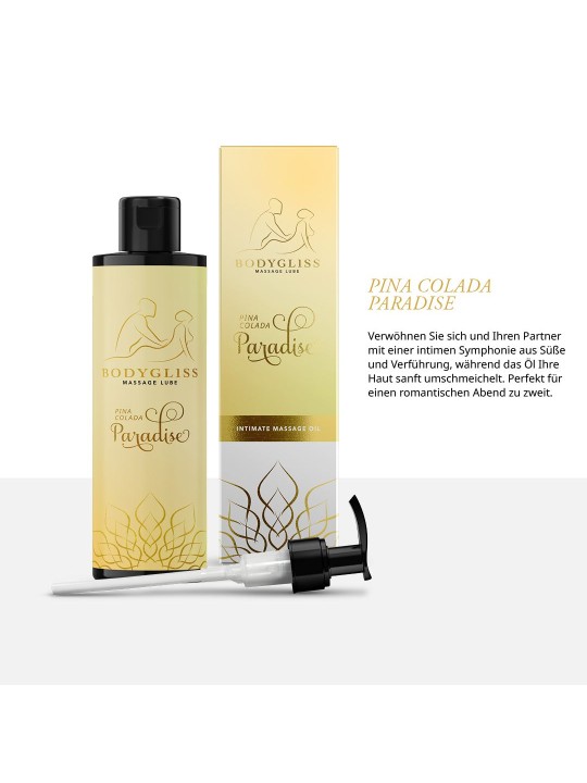 BodyGliss - Massage Oil and Lubricant in One Pina Colada - 150 ml