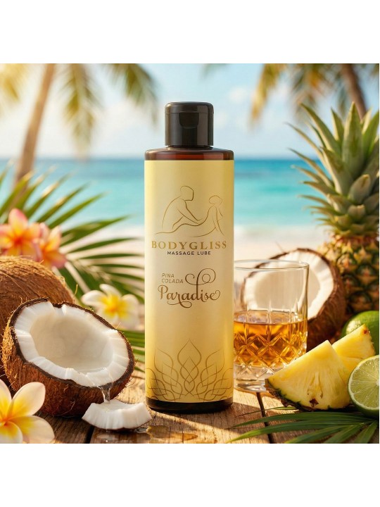 BodyGliss - Massage Oil and Lubricant in One Pina Colada - 150 ml