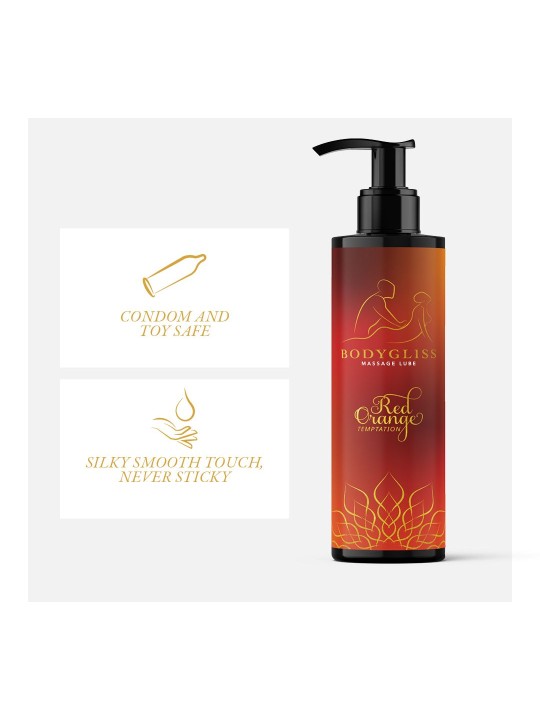 BodyGliss - Massage Oil and Lubricant in 1 Blood Orange - 150 ml