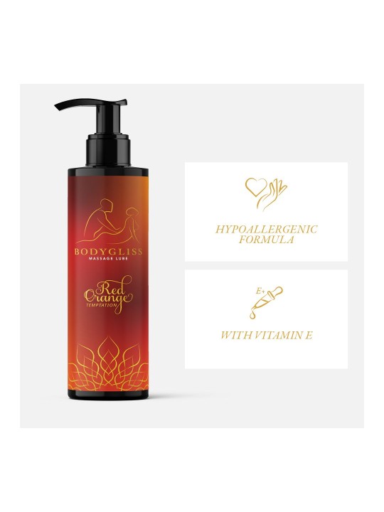BodyGliss - Massage Oil and Lubricant in 1 Blood Orange - 150 ml