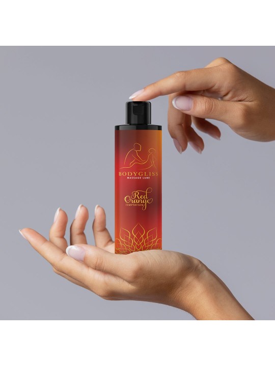 BodyGliss - Massage Oil and Lubricant in 1 Blood Orange - 150 ml
