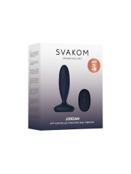 SVAKOM - Jordan Stotende Butt Plug - Blauw