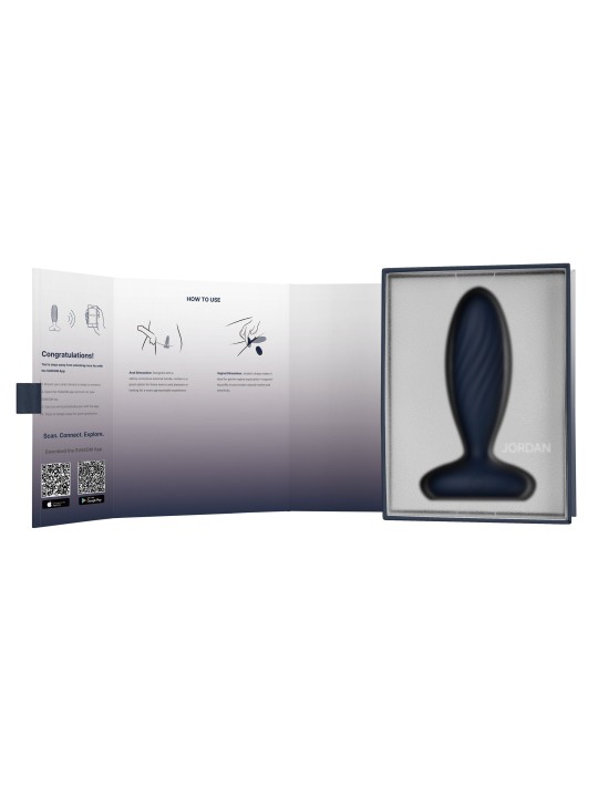 SVAKOM - Jordan Stotende Butt Plug - Blauw